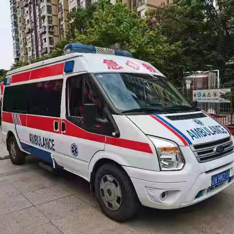 商丘长途救护车护送病人返乡